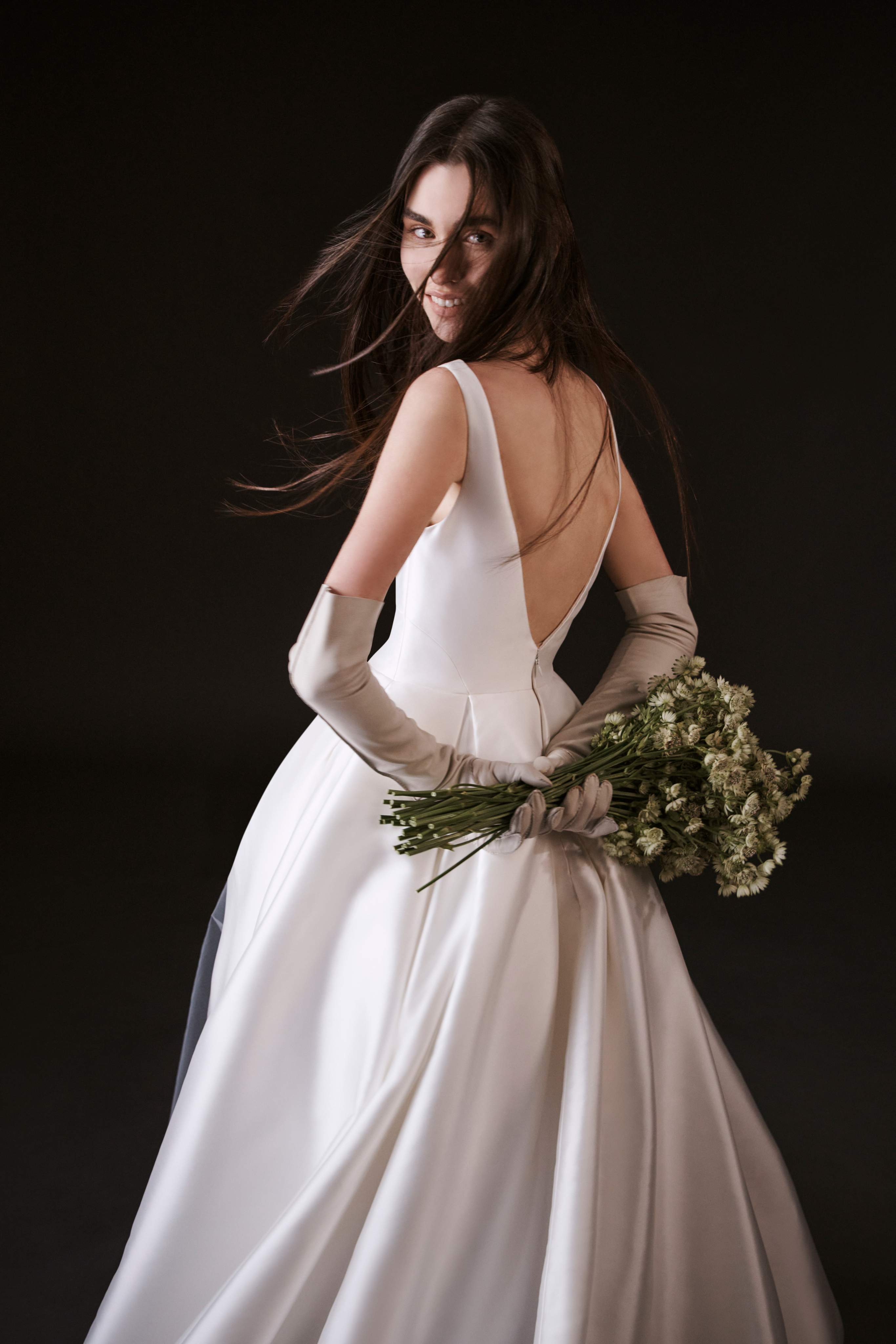 open lace back dress Used Vera Wang Princess style